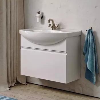 Тумба под раковину без столешницы Aqwella Rodos 75 белая