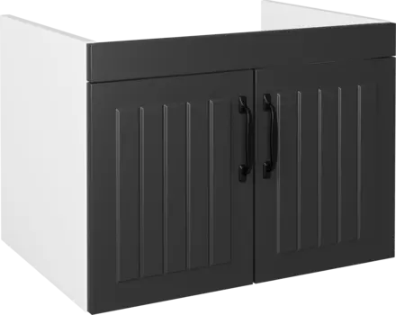 Тумба под раковину без столешницы DIWO Сочи 60 подвесная, антрацит
