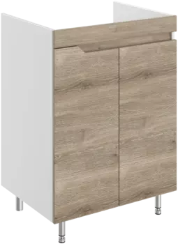 Тумба под раковину без столешницы DIWO Воронеж 60 напольная, ореховый дубослив