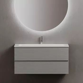 Тумба под раковину без столешницы Sancos Folk 100 ergraut soft