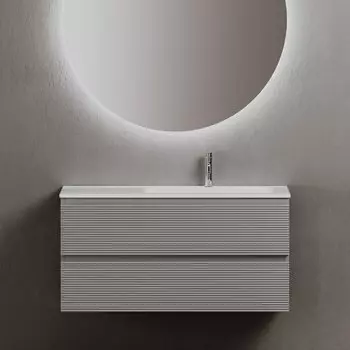 Тумба под раковину без столешницы Sancos Folk 100 R ergraut soft