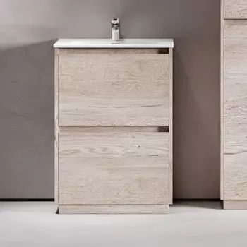 Тумба под раковину без столешницы Sancos Libra Floor 60 дуб галифакс натуральный