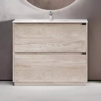 Тумба под раковину без столешницы Sancos Libra Floor 100 дуб галифакс натуральный