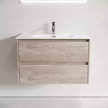 Тумба под раковину без столешницы Sancos Libra 80 дуб галифакс натуральный