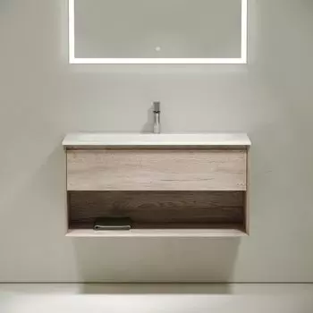 Тумба под раковину без столешницы Sancos Marmi 1.0 100 дуб галифакс натуральный