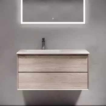 Тумба под раковину без столешницы Sancos Marmi 2.0 100 L дуб галифакс натуральный