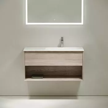 Тумба под раковину без столешницы Sancos Marmi 1.0 100 R дуб галифакс натуральный