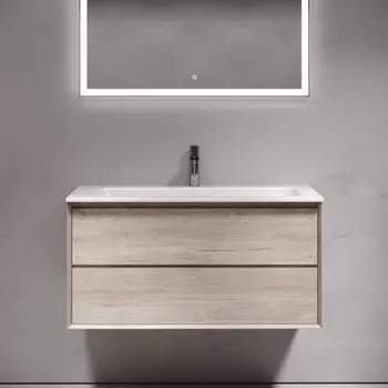 Тумба под раковину без столешницы Sancos Marmi 2.0 100 дуб галифакс натуральный