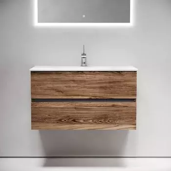 Тумба под раковину без столешницы Sancos Urban 90 дуб чарльстон