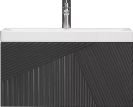 Тумба под раковину без столешницы Velvex Edge 70.1Y подвесная, графит