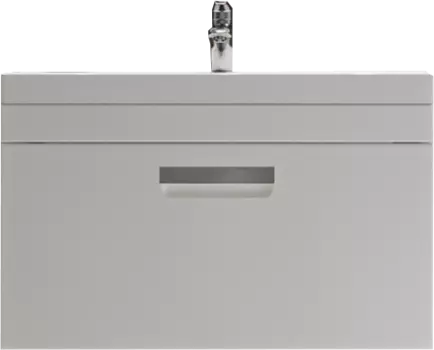 Тумба под раковину без столешницы Velvex Estea 80.1Y белая матовая