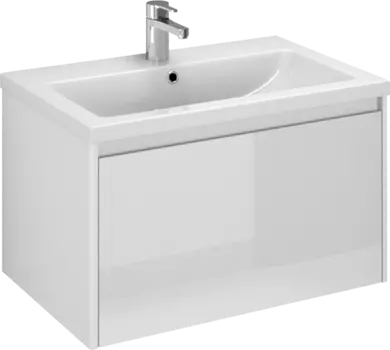 Тумба под раковину без столешницы Velvex Klaufs 70 белая, подвесная