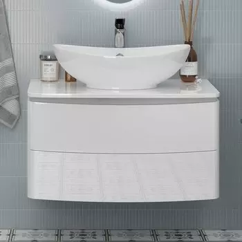 Тумба под раковину без столешницы Velvex Luna 80