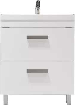 Тумба под раковину без столешницы Velvex Orlando 70 белая матовая