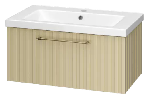 Тумба под раковину Brevita Alicante 80 бежевая матовая