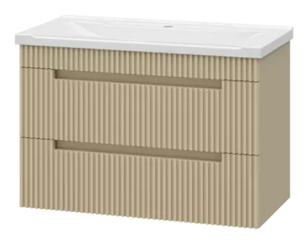 Тумба под раковину Brevita Ariana 80 бежевая матовая