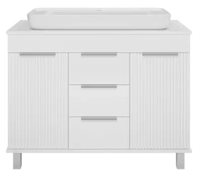 Тумба под раковину Brevita Enfida 100 напольная, белая