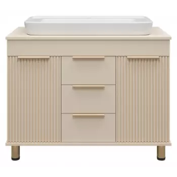 Тумба под раковину Brevita Enfida 100 напольная, черная