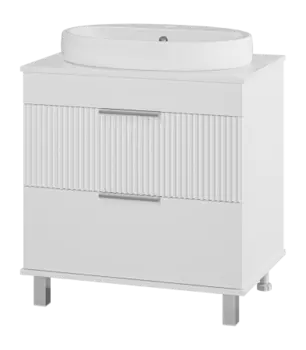 Тумба под раковину Brevita Enfida 70 белая матовая