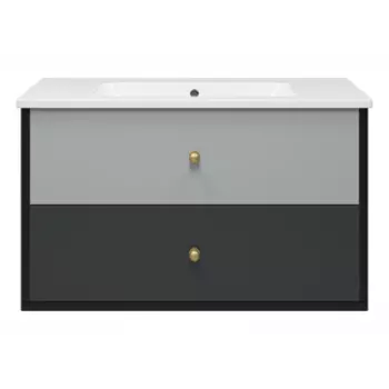 Тумба под раковину Brevita 50 оттенков серого Кристиан 100