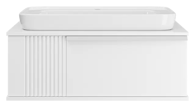 Тумба под раковину Brevita Savoy 90 подвесная, белая