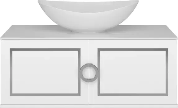 Тумба под раковину Brevita Steffany 105 белый (STEF-06105-01-01h)
