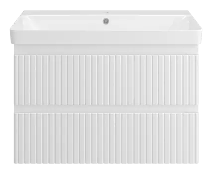 Тумба под раковину Brevita Victory 80 белая матовая