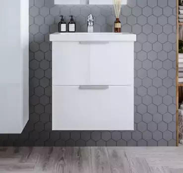 Тумба под раковину Бриклаер Хелена 60 белый (4627125416354)