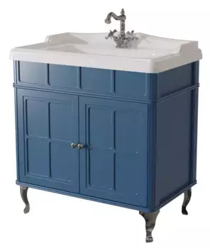 Тумба под раковину Caprigo Borgo 80 синий матовый