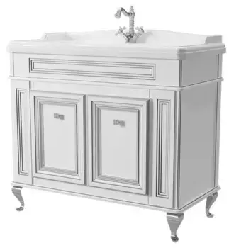 Тумба под раковину Caprigo Fresco 100 белый матовый