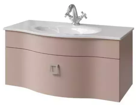 Тумба под раковину Caprigo Nokturn 90 розовый глянцевый, пудра