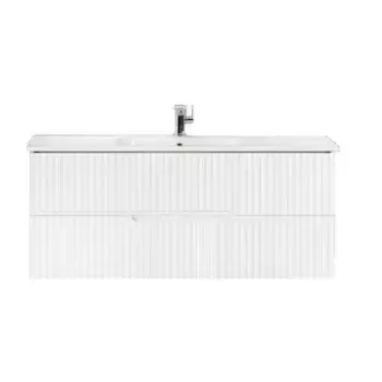 Тумба под раковину Cezares Duet 120х50 Bianco Lucido (DUET-1200-2C-SO-BL)