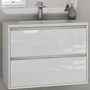 Тумба под раковину Cezares Glass 60х55 белая