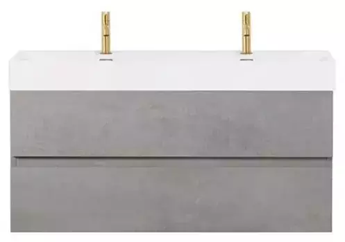 Тумба под раковину Cezares Molveno 46 120х50 серая