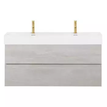 Тумба под раковину Cezares Molveno 46 120х50 бело-серая