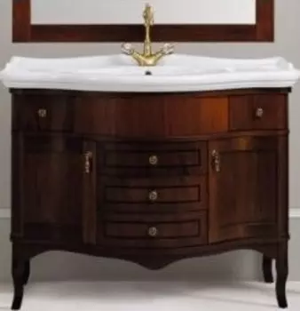 Тумба под раковину Cezares Rubino 105х82 темное дерево