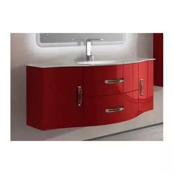 Тумба под раковину Cezares Sting 69х55 красная
