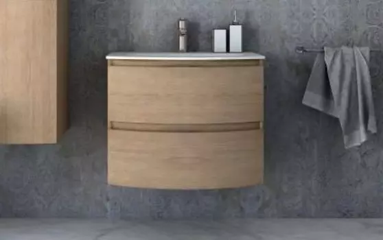 Тумба под раковину Cezares Vague 69х55 светлое дерево