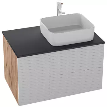 Тумба под раковину Grossman Альба 80 веллингтон, белая