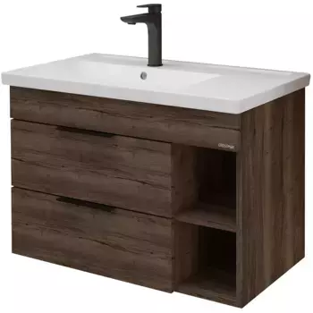 Тумба под раковину Grossman Форта 80 темный дуб