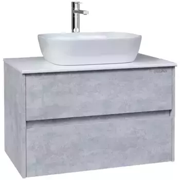 Тумба под раковину Grossman Эдванс 80 цемент светлый