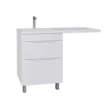 Тумба под раковину Grossman Вилар 120 белая, под стиральную машину