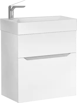 Тумба под раковину Jorno Folk 55 подвесная, белая