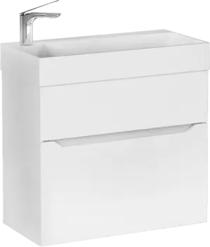 Тумба под раковину Jorno Folk 65 подвесная, белая