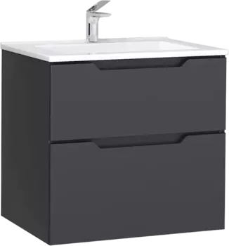 Тумба под раковину Jorno Slide 65, антрацит