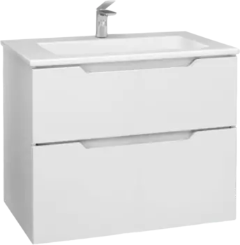 Тумба под раковину Jorno Slide 75, белая