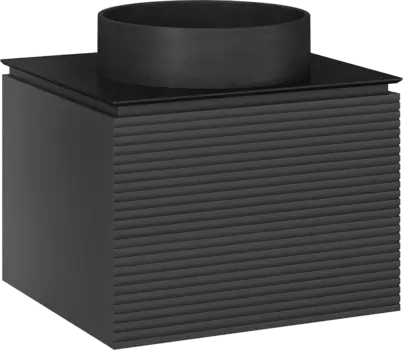 Тумба под раковину Jorno Stone 60 антрацит