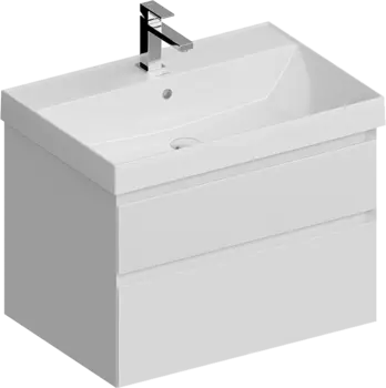 Тумба под раковину KERAMA MARAZZI Cubo 70 подвесная, белая матовая