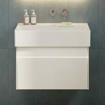 Тумба под раковину KERAMA MARAZZI Logica 70 подвесная, белоснежная