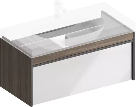 Тумба под раковину KERAMA MARAZZI Modula 100 подвесная, арабика